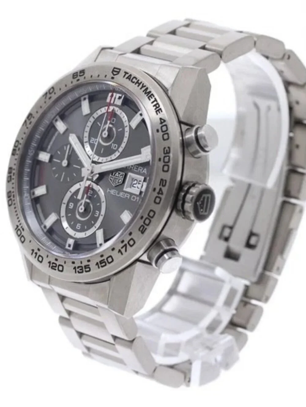 TAG HEUER Carrera Heuer 01 CAR208Z Chronograph gray Dial Automatic Men's_961888